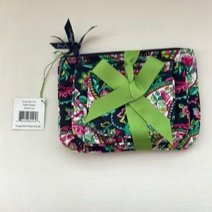 Vera Bradley Petal Paisley cosmetic trio NWT